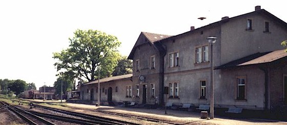 Bahnhof Radeburg alte Aufnahme