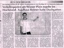 Presseartikel Wochenkurier vom 31.7.2002